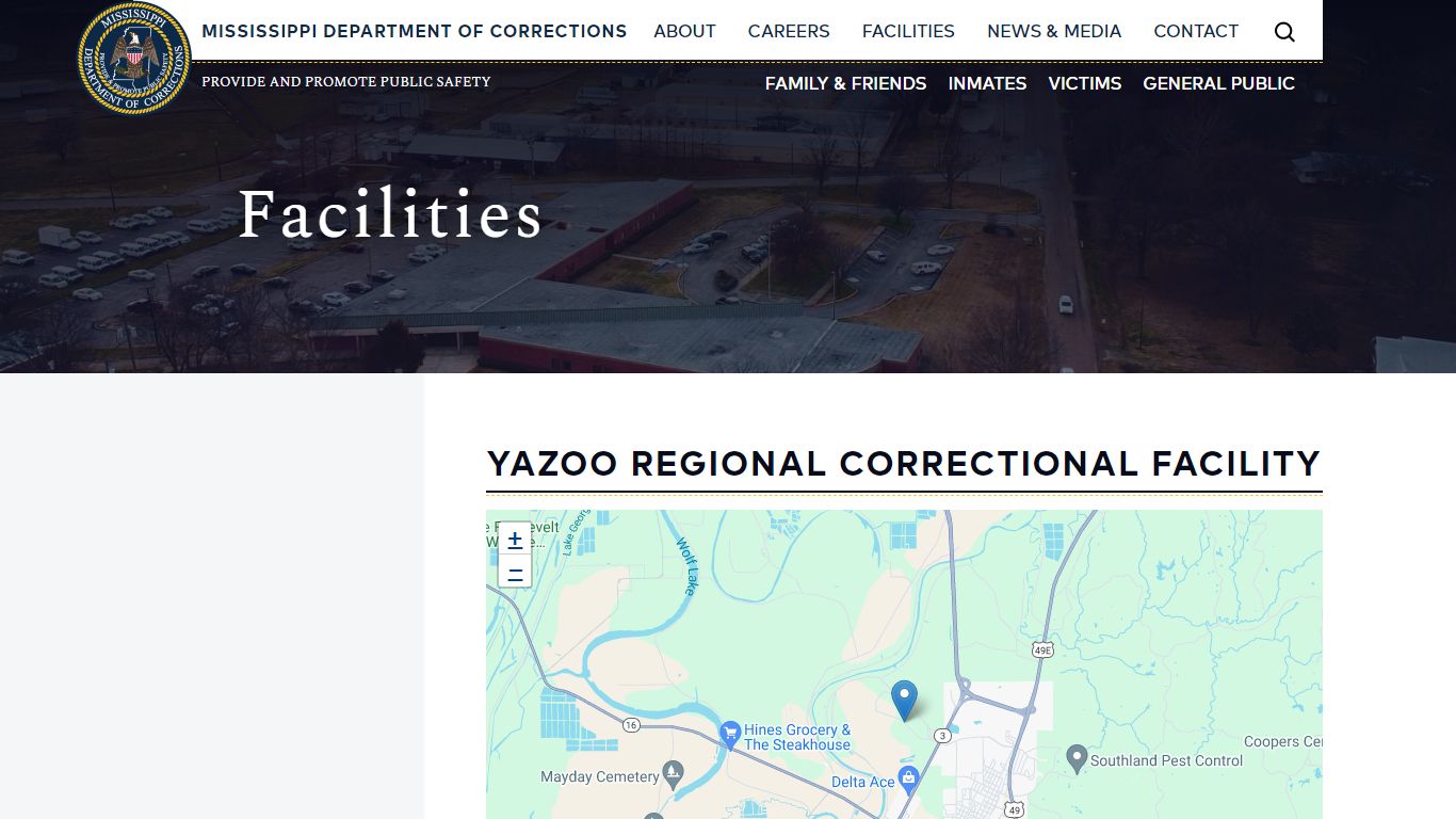Yazoo Regional Correctional Facility | Mississippi Department of ...